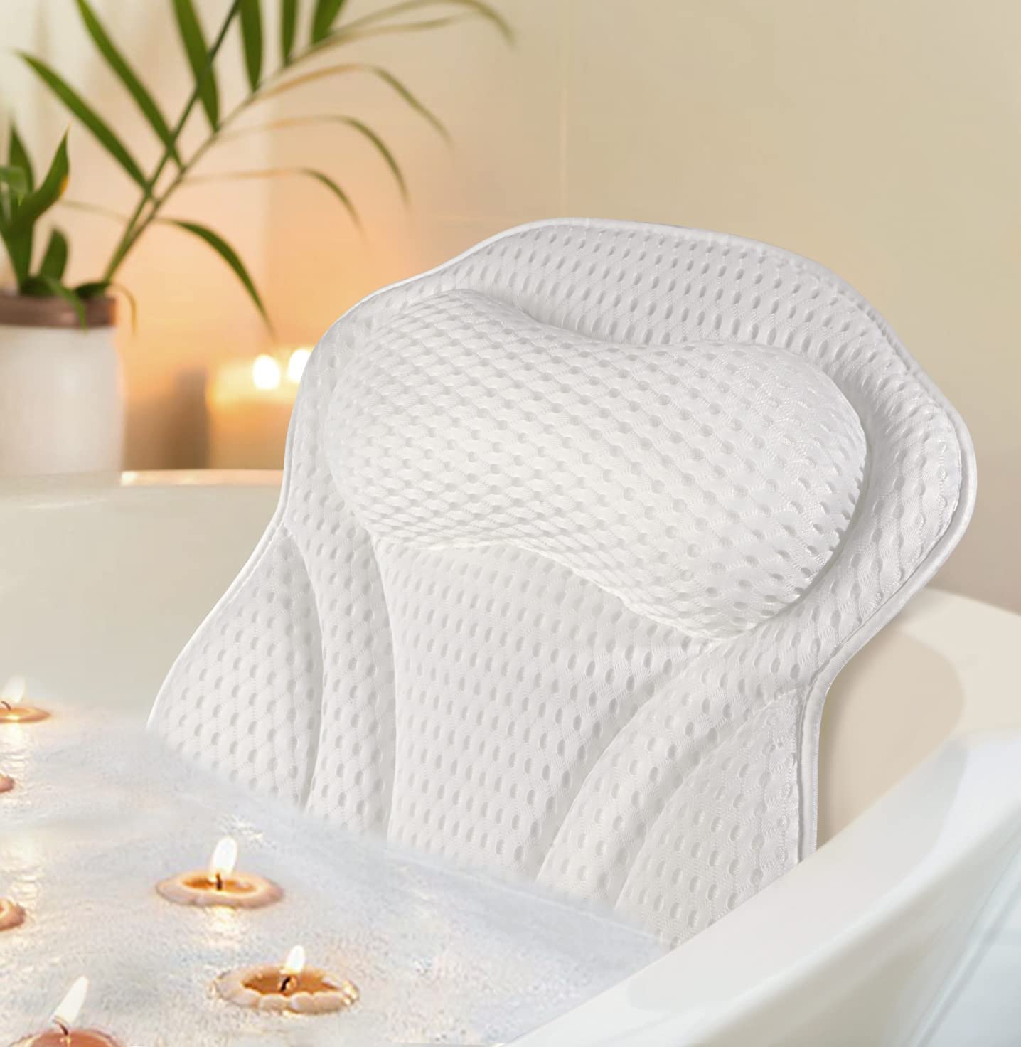 Bath Pillow - Thick, Soft, and Machine Washable - Blinkpicks