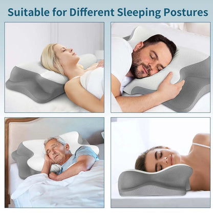 Cervical Neck Pillow Orthopedic Memory Foam 