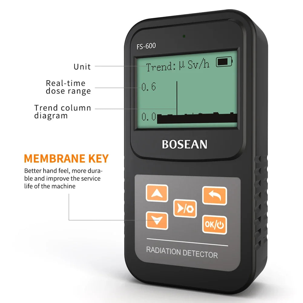 Geiger Counter Nuclear Radiation Detector - Handheld LCD Tester