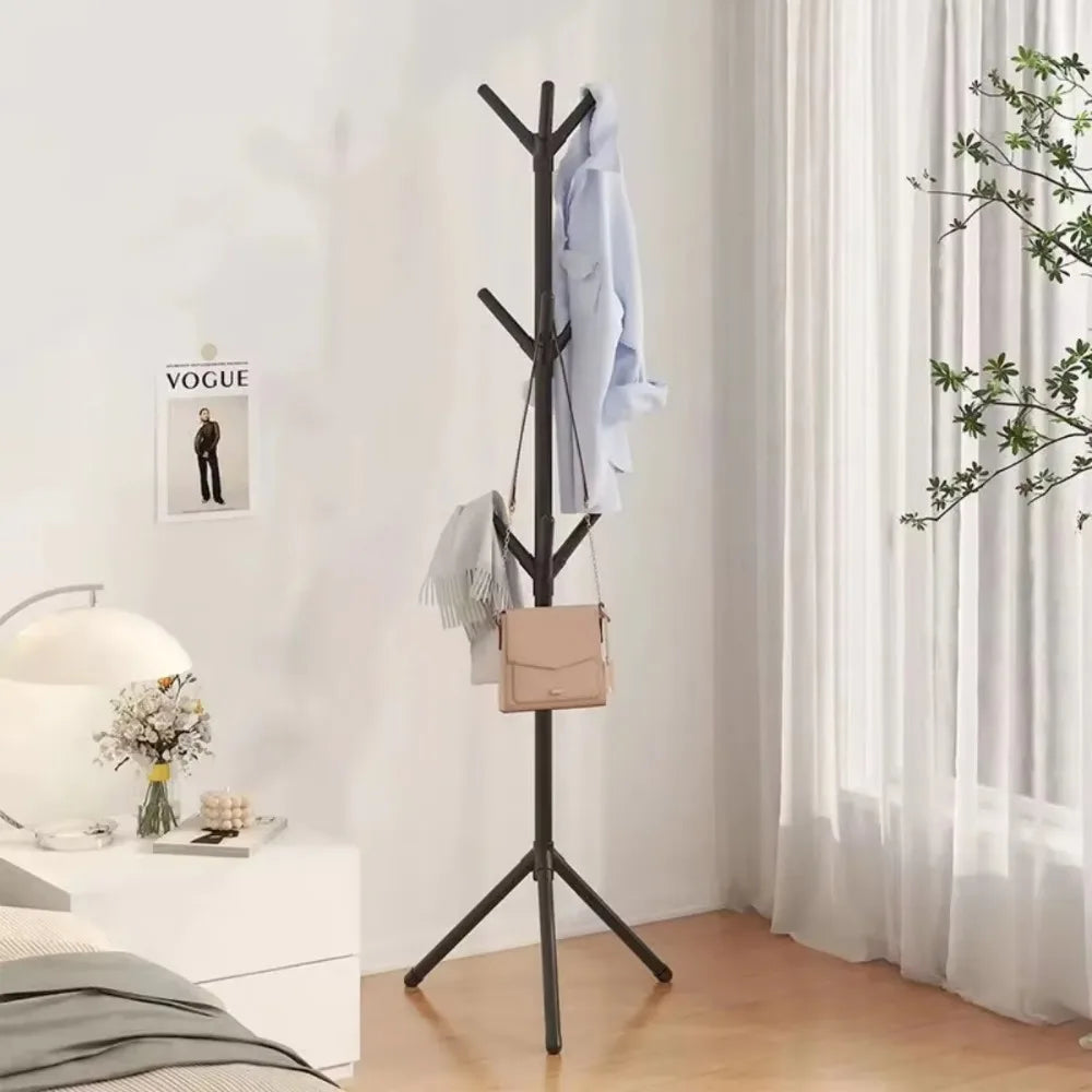 Clothes & Hat Rack: Vertical Tree Branch Coat Hook