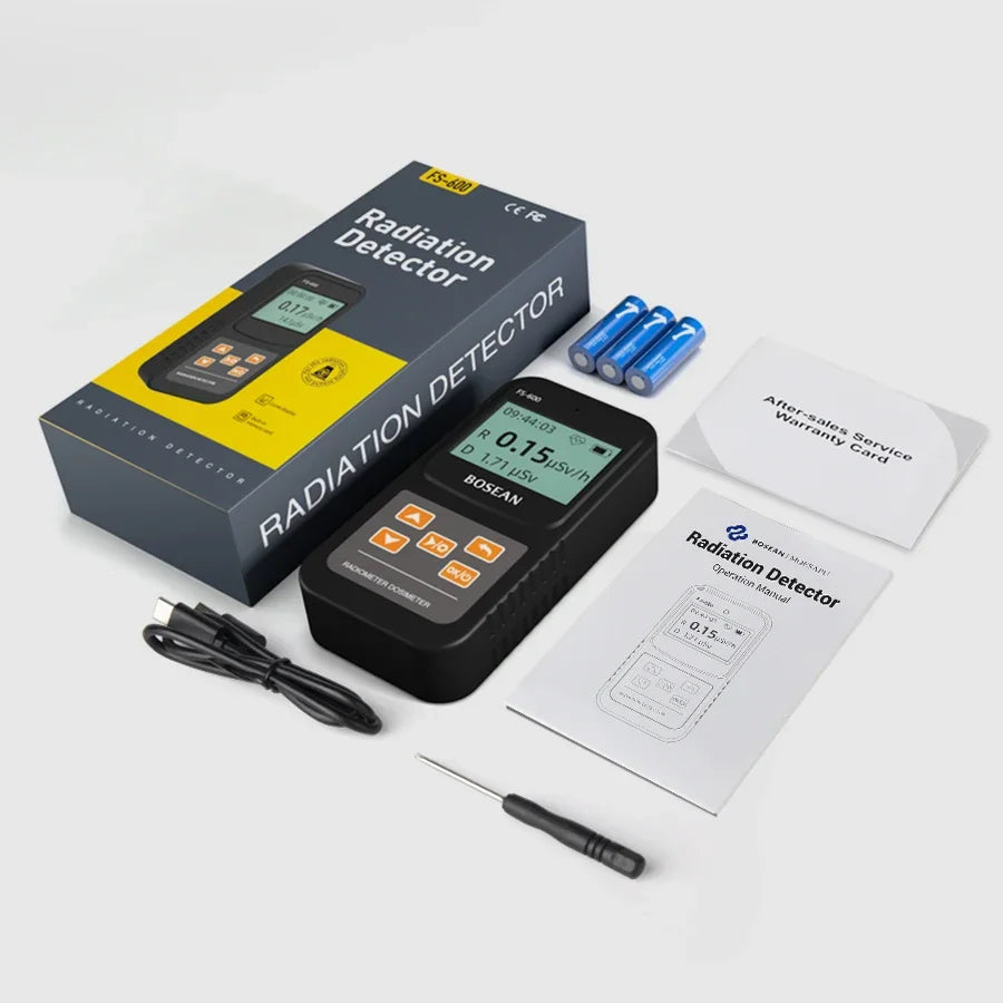 Geiger Counter Nuclear Radiation Detector - Handheld LCD Tester