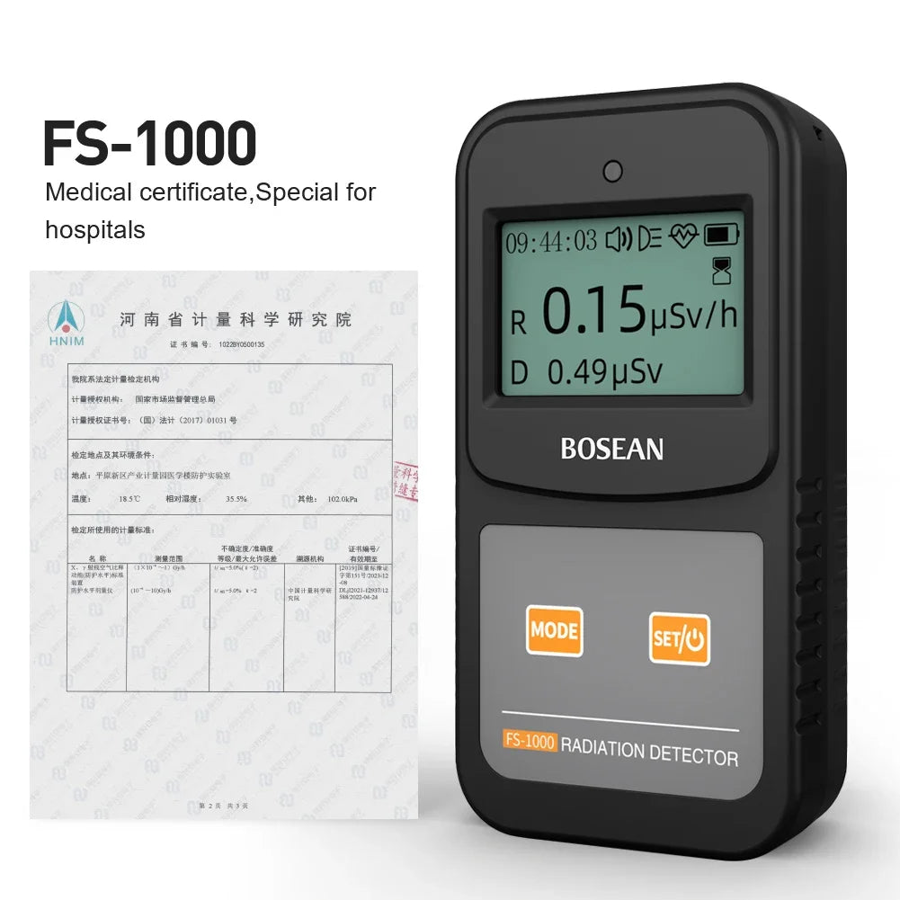 Geiger Counter Nuclear Radiation Detector - Handheld LCD Tester