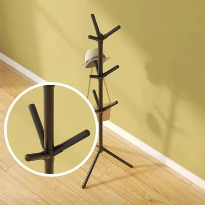 Clothes & Hat Rack: Vertical Tree Branch Coat Hook