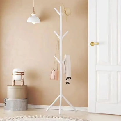 Clothes & Hat Rack: Vertical Tree Branch Coat Hook