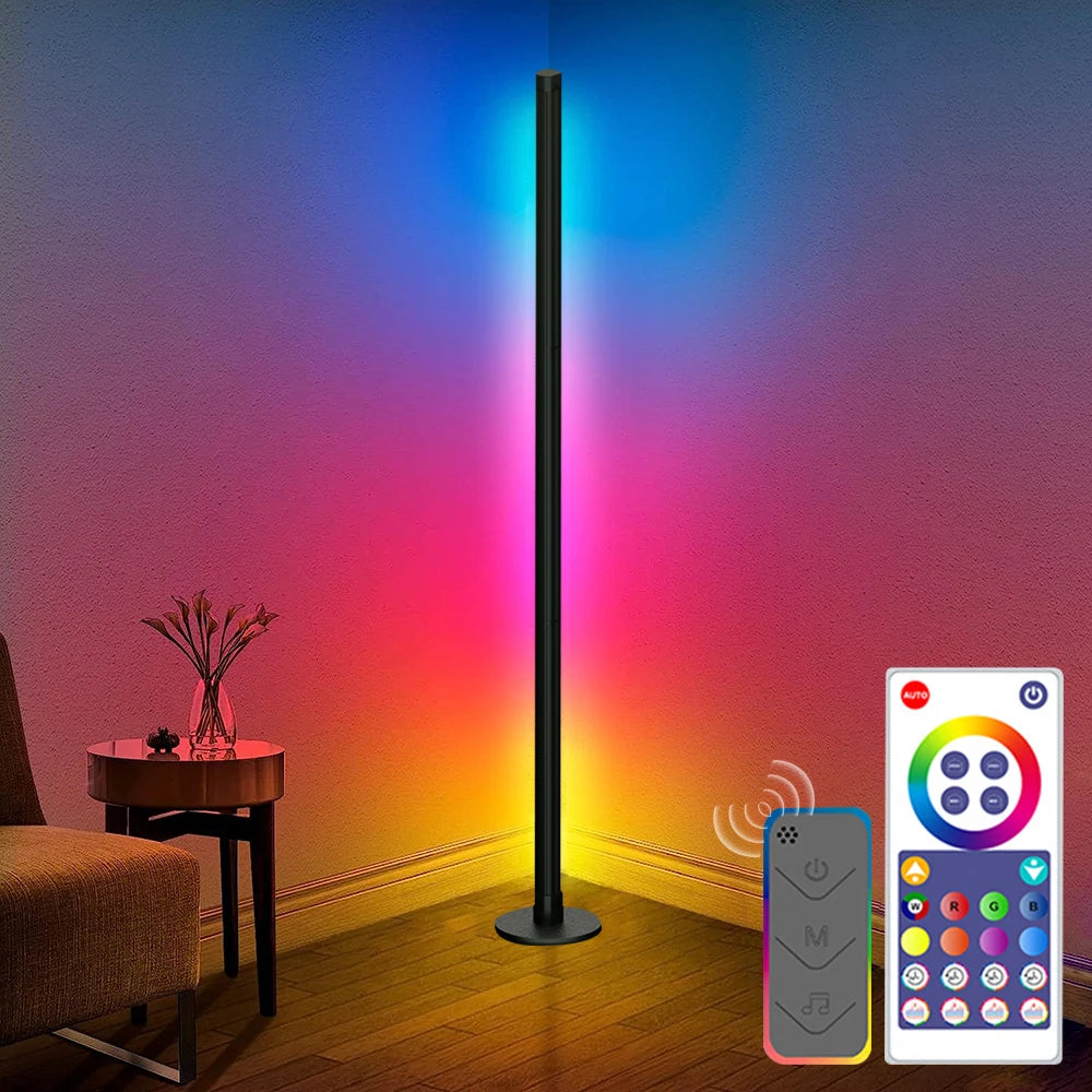 Smart RGB Floor Lamp - 16M Colors, Music Sync, App Control