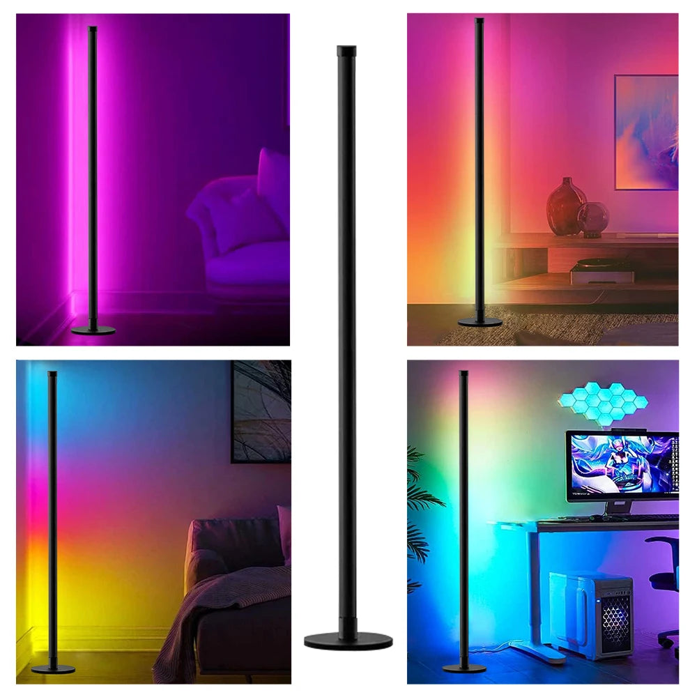 Smart RGB Floor Lamp - 16M Colors, Music Sync, App Control